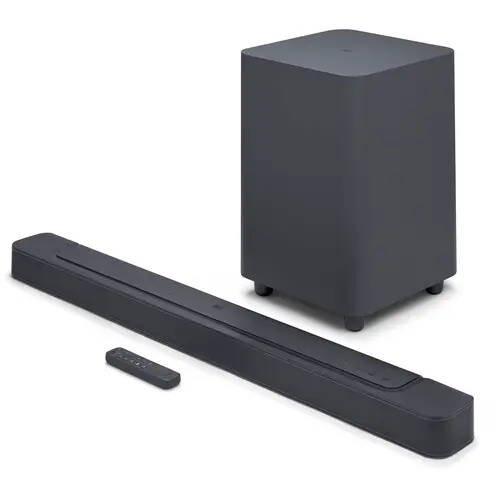 JBL Bar 500 – 590W 5.1 Channel soundbar with Wireless subwoofer 10’’, MultiBeam™ and Dolby Atmos® (Black)